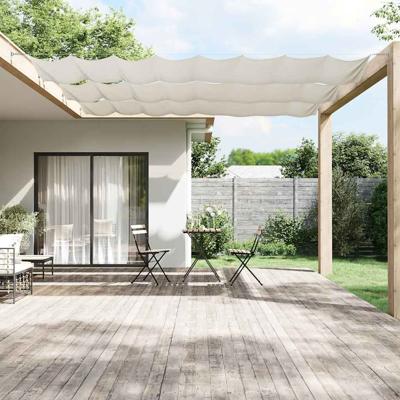VidaXL Luifel verticaal 100x800 cm oxford stof wit