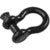 Safetex Shackle 22mm black with Screwbolt harpsluiting met schroefbout