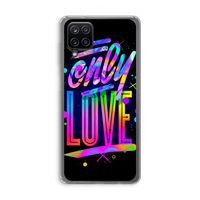 Only Love: Samsung Galaxy A12 Transparant Hoesje Only Love: Samsung Galaxy A12 Transparant Hoesje
