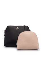 Furla Camelia leather crossbody bag - Noir