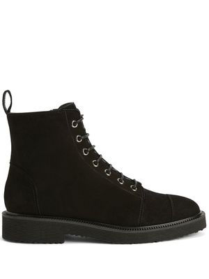 Giuseppe Zanotti bottines Thora à lacets - Noir