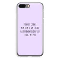Tequila: iPhone 8 Plus Transparant Hoesje Tequila: iPhone 8 Plus Transparant Hoesje