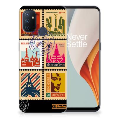 OnePlus Nord N100 | Silliconen Back Cover | Postzegels