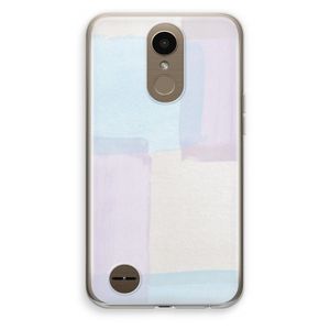 Square pastel: LG K10 (2017) Transparant Hoesje