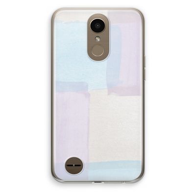 Square pastel: LG K10 (2017) Transparant Hoesje