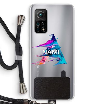 Abstract Spectrum: Xiaomi Mi 10T 5G Transparant Hoesje met koord