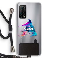 Abstract Spectrum: Xiaomi Mi 10T 5G Transparant Hoesje met koord