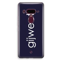 Gijweet: HTC U12+ Transparant Hoesje
