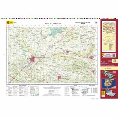 Topografische kaart 716 MT50 San Clemente | CNIG - Instituto Geográfico Nacional1