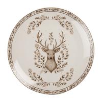 Dinerbord Beige Bruin Hert 26cm
