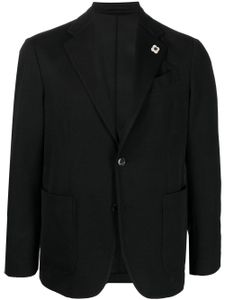 Lardini blazer à simple boutonnage - Noir