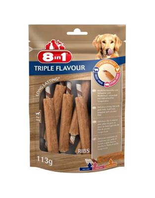 8in1 8in1 Triple Flavour Ribs Snack 6st