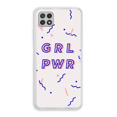 GRL PWR: Samsung Galaxy A22 4G Transparant Hoesje