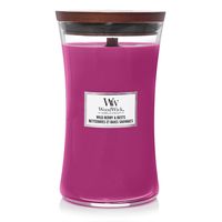 WoodWick Geurkaars Large Wild Berry & Beets - 18 cm / ø 10 cm