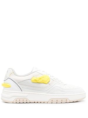 MSGM baskets à empiècements - Blanc