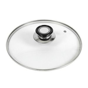 Universele glazen steel/saus pannendeksel - D18 cm