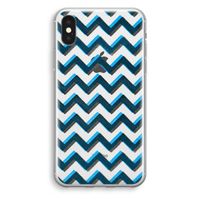Onderbroken lijn: iPhone X Transparant Hoesje Onderbroken lijn: iPhone X Transparant Hoesje