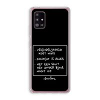 Mijn Motto's: Samsung Galaxy A51 5G Transparant Hoesje