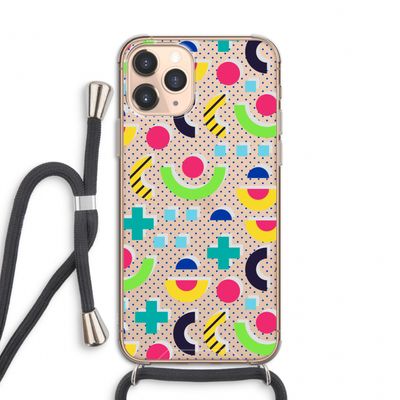 8-bit N°1: iPhone 11 Pro Transparant Hoesje met koord