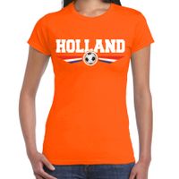 Holland landen / voetbal t-shirt oranje dames