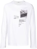 Zadig&Voltaire t-shirt Hector à manches longues - Blanc