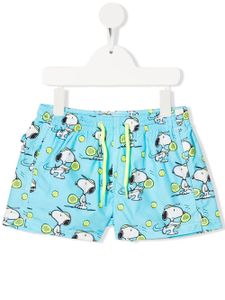 MC2 Saint Barth Kids short de bain à imprimé Snoopy - Bleu