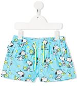 MC2 Saint Barth Kids short de bain à imprimé Snoopy - Bleu