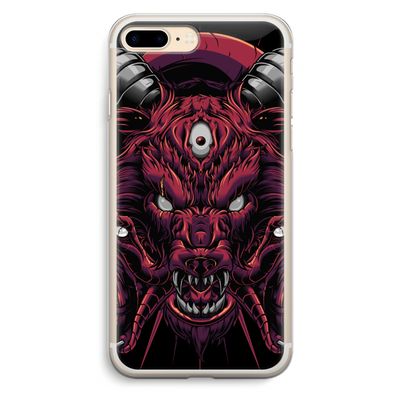 Hell Hound and Serpents: iPhone 7 Plus Transparant Hoesje