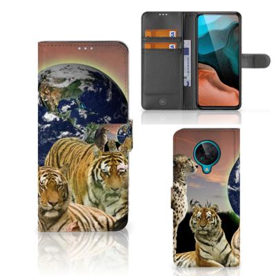 Xiaomi Poco F2 Pro | Telefoonhoesje | Met pasjeshouder | Roofdieren