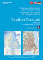 Wegenkaart - landkaart Denemarken + Margrietenroute | Scanmaps