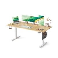 Elektrisch in Hoogte Verstelbaar Bureau - Stijlvol, Stil & Ergonomisch, gouden eik / 180 x 80 x (72-120) cm