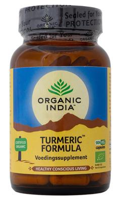 Organic India Turmeric formule kurkuma bio 90 Capsules Organic India Turmeric formule kurkuma bio 90 Capsules