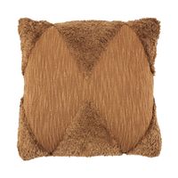 By-Boo Kussen 'Wabi' 45 x 45cm, kleur Bruin By-Boo Kussen 'Wabi' 45 x 45cm, kleur Bruin