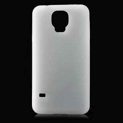 Silicone Hoesje Samsung Galaxy S5 Wit