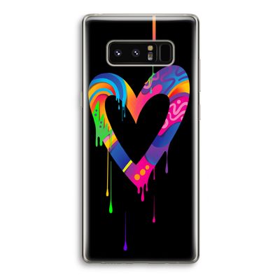 Melts My Heart: Samsung Galaxy Note 8 Transparant Hoesje