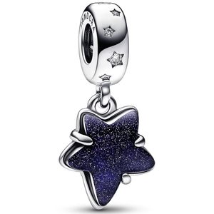 Pandora 792368C01 Hangbedel Celestial Galaxy Star zilver-zirconia-glas wit-blauw