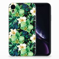 Apple iPhone Xr TPU Case Orchidee Groen - thumbnail