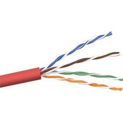 ACT CAT6A U/UTP PVC patch 305 m rood