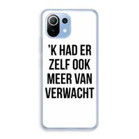 Meer verwacht: Xiaomi Mi 11 Lite Transparant Hoesje Meer verwacht: Xiaomi Mi 11 Lite Transparant Hoesje