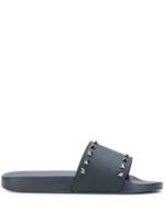 Valentino Garavani claquettes Rockstud - Bleu