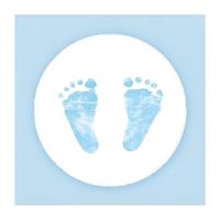 Ambiente Servetten - 20x stuks - blauw - babyshower - 33 x 33 cm - papier - jongen geboren Ambiente Servetten - 20x stuks - blauw - babyshower - 33 x 33 cm - papier - jongen geboren