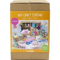 Creativ Company Mijn knutselstation decoratie, diverse kleuren, 1 doos
