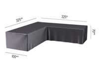 Loungesethoes hoekset 325x325x100xh70 cm AeroCover - Aerocover