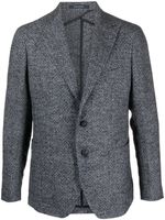 Tagliatore blazer boutonné à revers pointus - Bleu