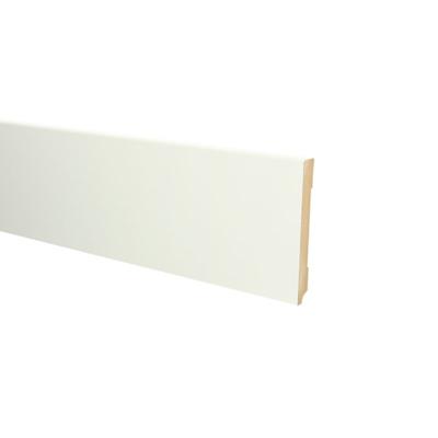 MDF Moderne plint 70x9 voorgelakt RAL9010 - lengte 240cm