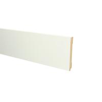 MDF Moderne plint 70x9 voorgelakt RAL9010 - lengte 240cm