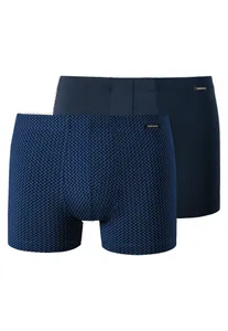 Schiesser 2-pack Tencel heren boxershort - Blue