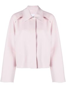 Jil Sander veste en laine à col pointu - Rose