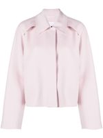 Jil Sander veste en laine à col pointu - Rose