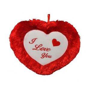 Pluche rood hart kussen I Love You 45 cm   -